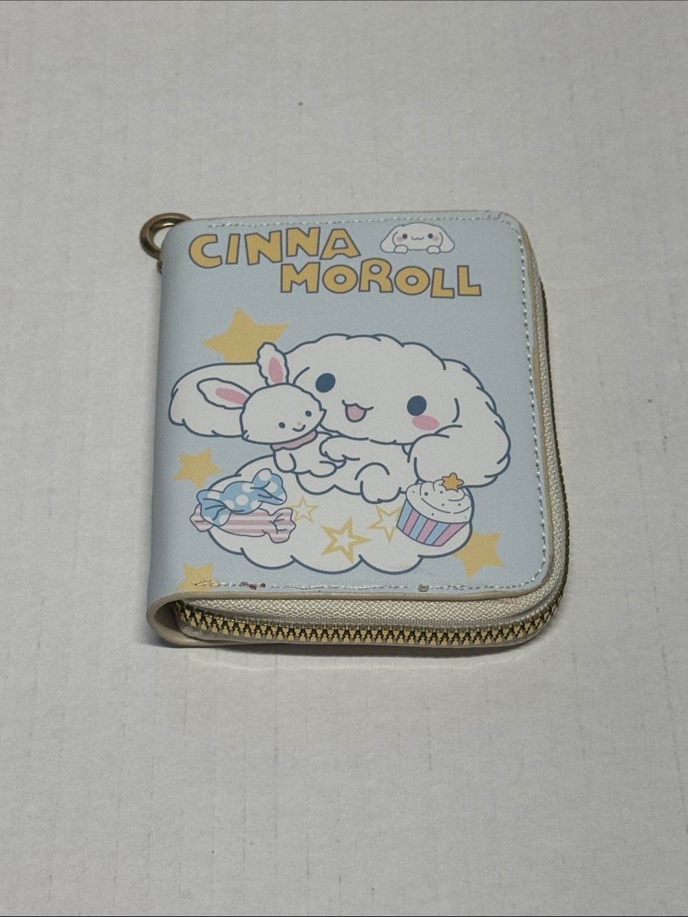 Cinnamoroll Pastel Zip-Around Wallet NWT Hello Kitty Friends